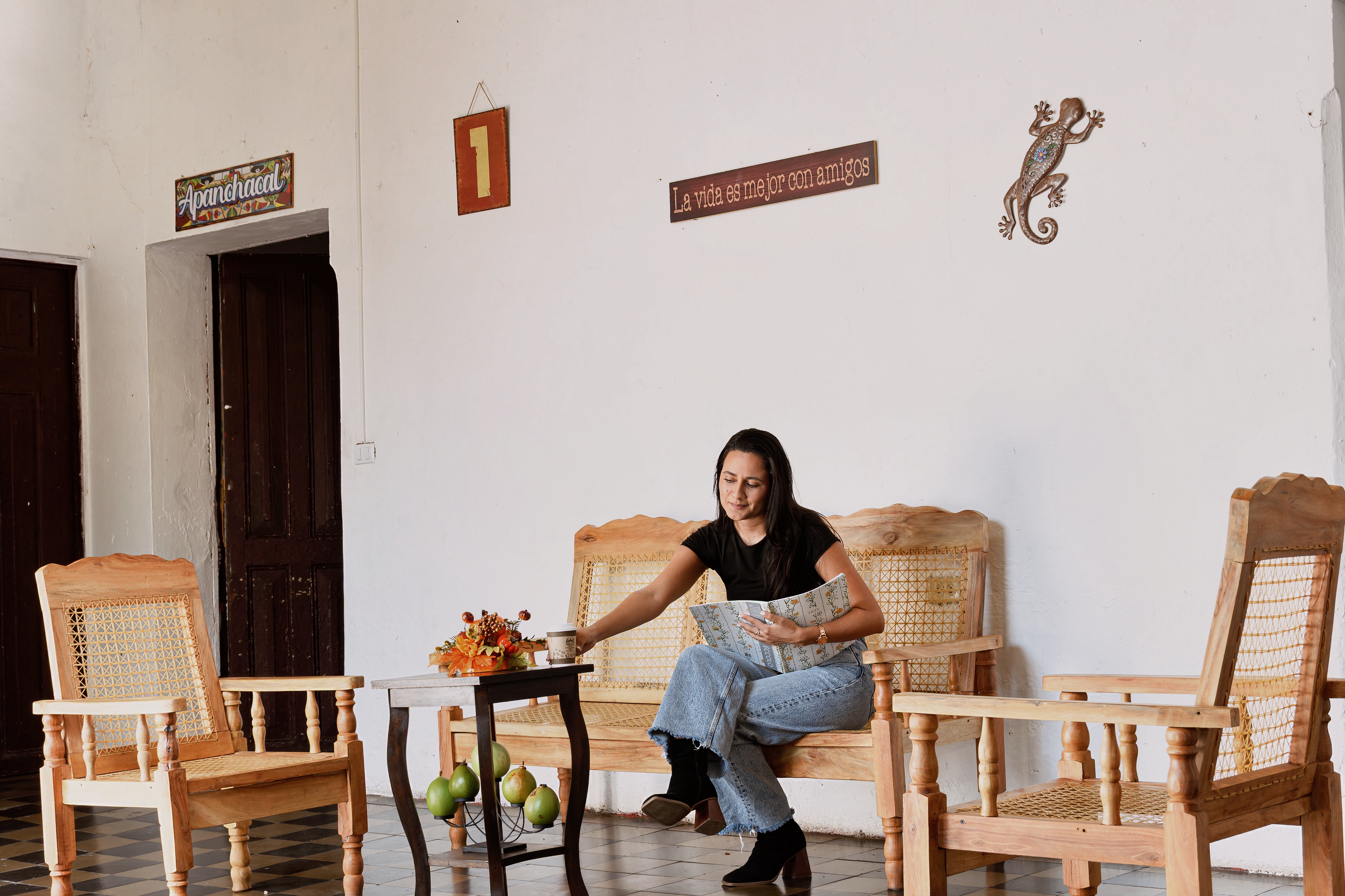 Ambiente acogedor en Hostal Los Milagros